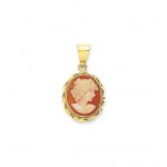 Pendentif Cam�e Or Jaune.