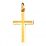 Pendentif Croix Or jaune.