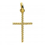 Pendentif Croix Or jaune.