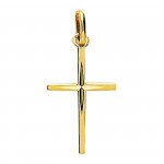 Pendentif Croix Or jaune.
