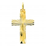 Pendentif Croix Or jaune.