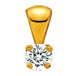 Pendentif Or jaune Diamant.