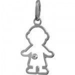 Pendentif petit Gar�on ajour� - A.AUGIS - 