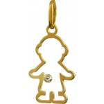 Pendentif petit Gar�on ajour� Diamant - A.AUGIS -