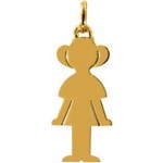 Pendentif petit tr�sor - Fille - A.AUGIS -