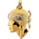 Pendentif t�te de Maure 2 Ors.