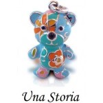 Pendentif UNA STORIA _ Ourson Bleu.