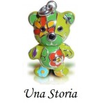 Pendentif UNA STORIA _ Ourson Vert.