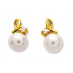 Perles d'eau douce Or Jaune Oxyde.