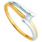 Solitaire 2 ors Diamant.