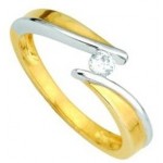 Solitaire 2 ors Diamant.