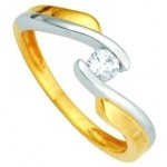 Solitaire 2 ors Diamant.