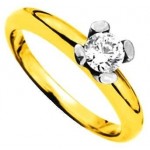 Solitaire 2 ors Diamant.