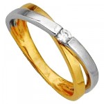Solitaire 2 ors Diamant.