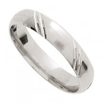 Alliance Homme Or blanc.