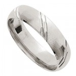 Alliance Homme Or blanc.