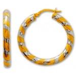 Boucles d'oreilles cr�oles 2 Ors.