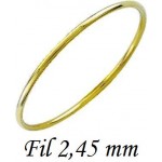 Bracelet Jonc Massif Or Jaune.