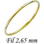 Bracelet Jonc Massif Or Jaune.