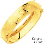 Bracelet Jonc Or Jaune.