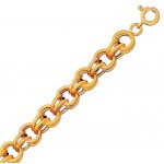 Bracelet Or Jaune Gros Sirop Antillais.