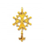 Croix Huguenote Or Jaune.