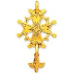 Croix Huguenote Or Jaune.
