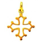 Croix Occitane Or Jaune.