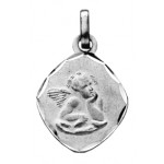 M�daille Ange Or Blanc.