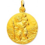 M�daille St Christophe Or Jaune.