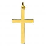 Pendentif B�b� Enfant - Croix or jaune.