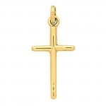 Pendentif B�b� Enfant - Croix or jaune.