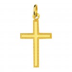 Pendentif Croix Or jaune.