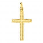 Pendentif Croix Or jaune.