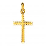 Pendentif Croix Or jaune.