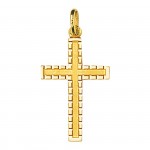 Pendentif Croix Or jaune.