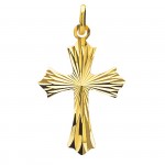Pendentif Croix Or jaune.