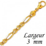 Cha�ne Or jaune maille marine.
