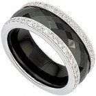 Bagues Céramique Or et Diamants.