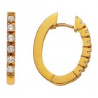 Boucles D'oreilles Diamants
