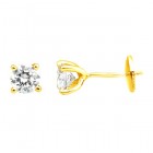 Boucles D'oreilles Or Jaune.