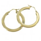Boucles d'Oreilles Créoles Or jaune