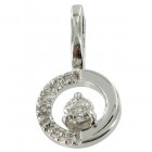 Pendentifs Or Blanc.