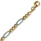 Bracelet Homme Or maille �vid�e.