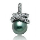 Pendentifs Perles Or.