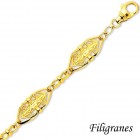 Bracelets Or Motifs Filigranes.