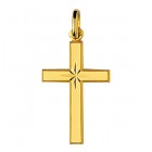Pendentifs Croix Or jaune.