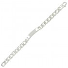 Bracelets Gourmettes Identité Argent.