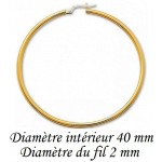 Boucles D'oreilles Cr�oles Or Jaune.