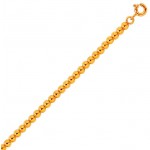 Bracelet Or Jaune Boules 3 mm.